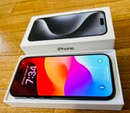 iPhone 15 Pro with box