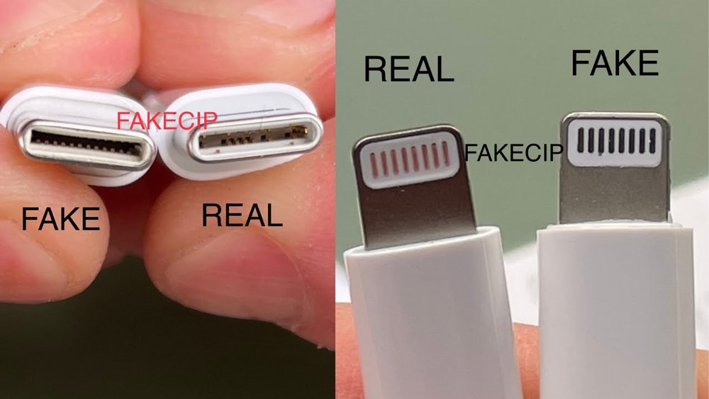 fake apple cables